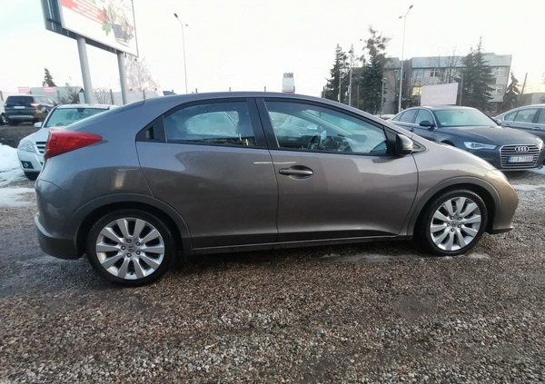 Honda Civic cena 40897 przebieg: 115000, rok produkcji 2012 z Głogów małe 781